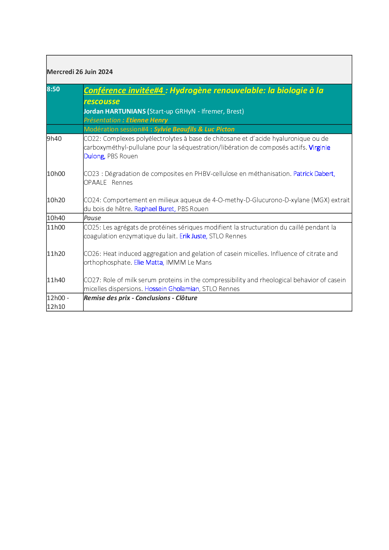 Programme 3/3
